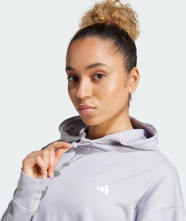 Adidas AEROREADY Game and Go Fleece Hoodie - Foto 3