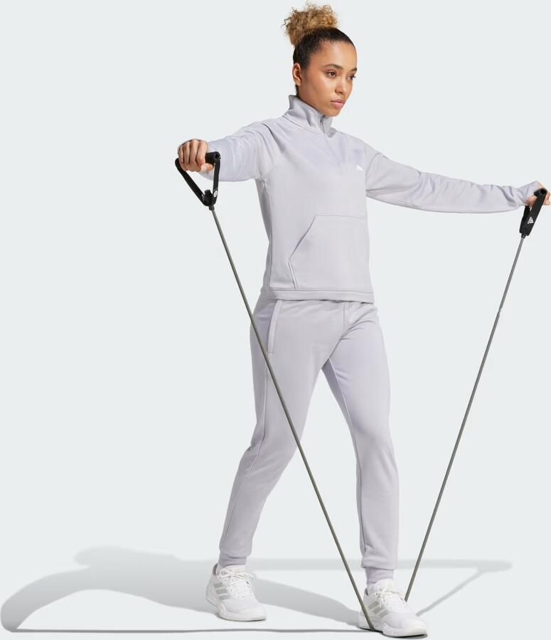 Adidas AEROREADY Game and Go Regular Tapered Fleece Broek - Foto 4