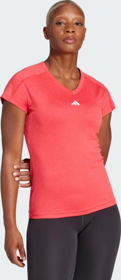 Adidas Performance T-shirt TR-ES MIN T Trainingsshirt vochtabsorberend met V-hals