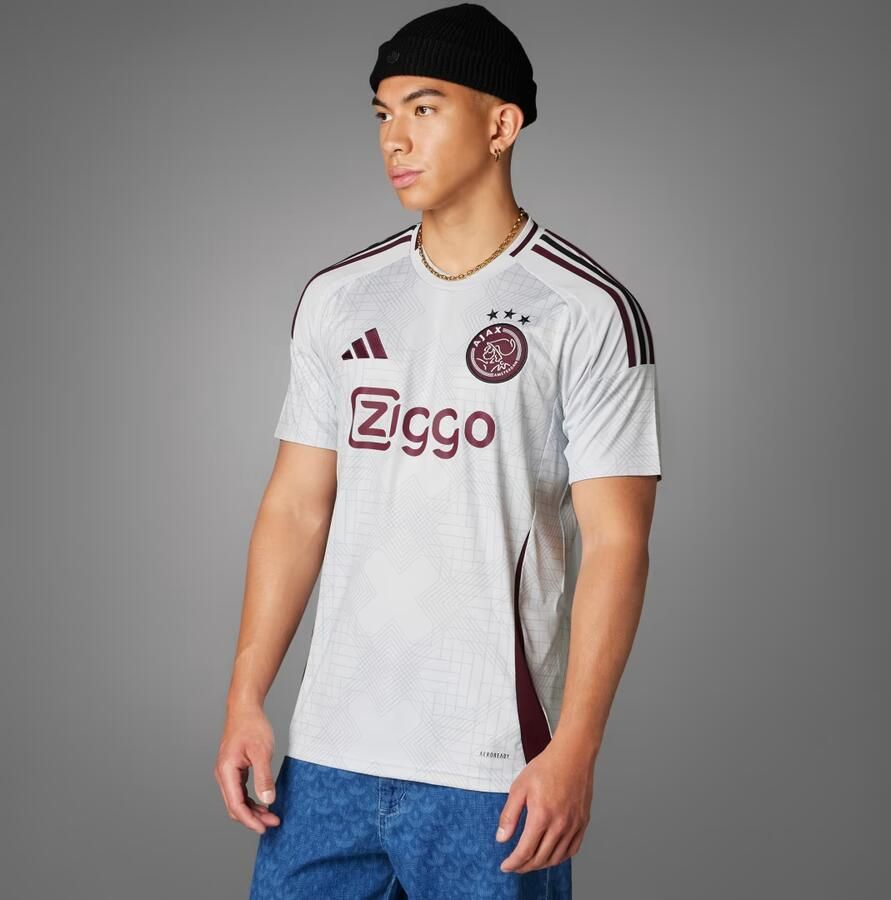 Adidas AFC Ajax 2024 25 Third Shirt Clear Grey- Heren Clear Grey - Foto 6