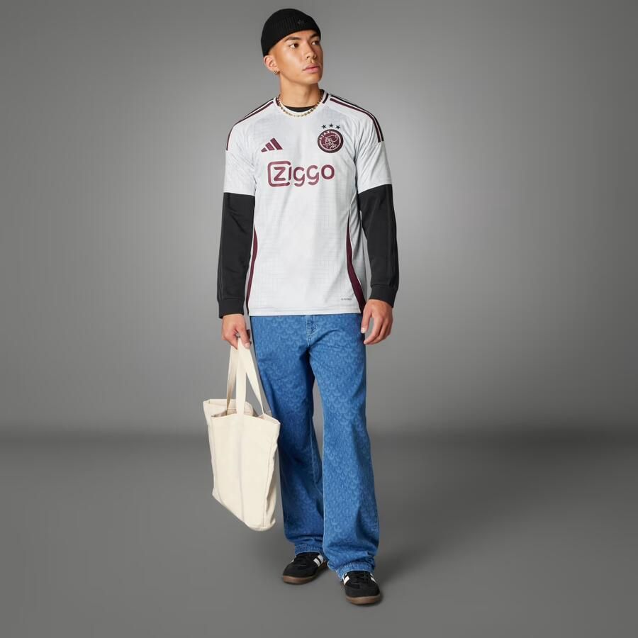 Adidas AFC Ajax 2024 25 Third Shirt Clear Grey- Heren Clear Grey - Foto 3