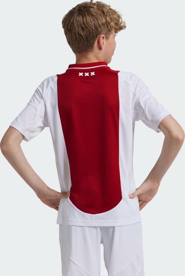 Adidas Perfor ce Junior Ajax Amsterdam voetbalshirt thuis seizoen '24 '25 Sport t-shirt Wit Polyester Ronde hals 128 - Foto 4
