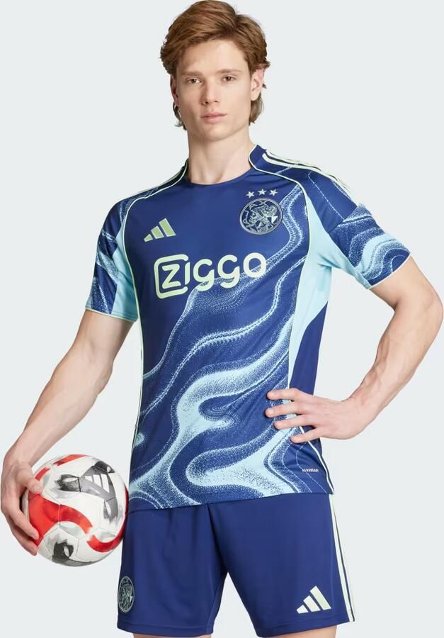 Adidas AFC Ajax 2025 26 Away Shirt Blauw- Heren Blauw - Foto 6