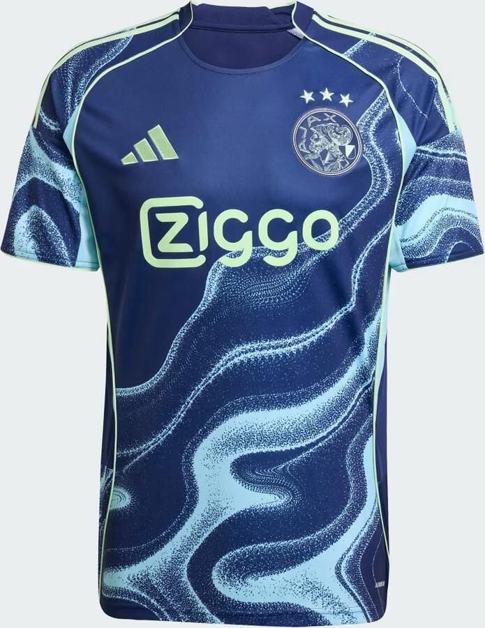 Adidas AFC Ajax 2025 26 Away Shirt Blauw- Heren Blauw - Foto 2