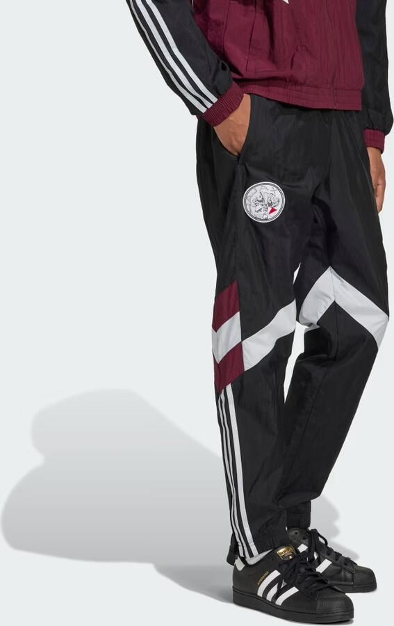 Adidas Ajax Amsterdam Originals Trainingsbroek Zwart- Heren Zwart - Foto 3