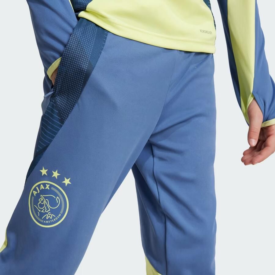 Adidas Perfor ce Junior Ajax Amsterdam trainingsbroek Sportbroek Blauw Polyester 128 - Foto 3