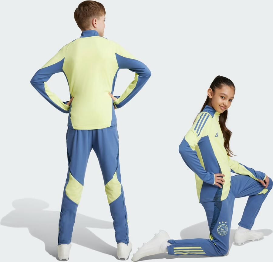 Adidas Perfor ce Junior Ajax Amsterdam trainingsbroek Sportbroek Blauw Polyester 128 - Foto 4