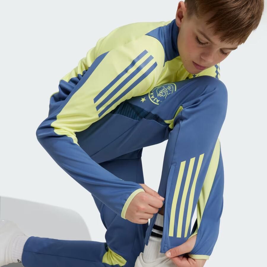 Adidas Perfor ce Junior Ajax Amsterdam trainingsbroek Sportbroek Blauw Polyester 128 - Foto 2