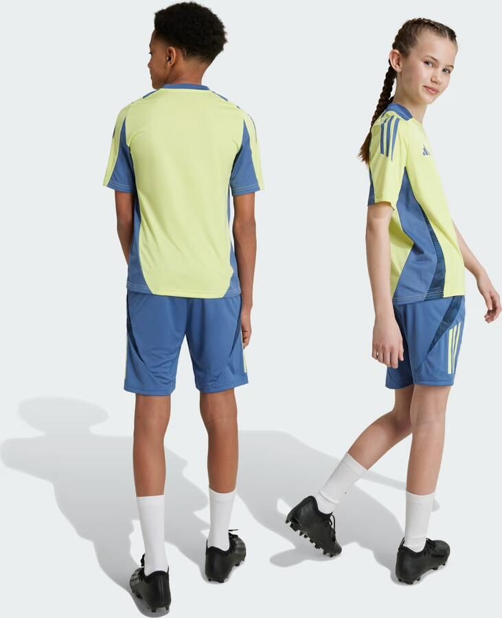Adidas Perfor ce Junior Ajax Amsterdam voetbalshort training Sportbroek Blauw Polyester 128 - Foto 4