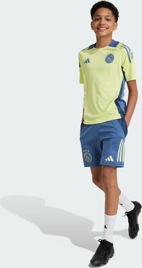 Adidas Perfor ce Junior Ajax Amsterdam voetbalshort training Sportbroek Blauw Polyester 128 - Foto 6