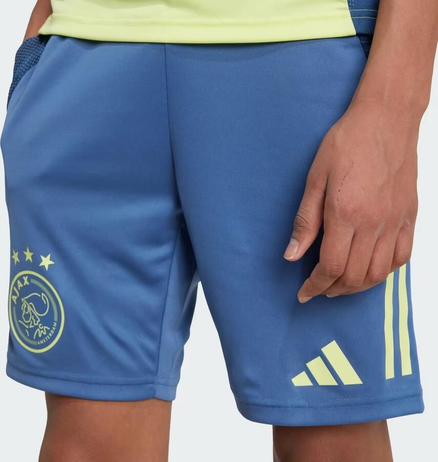 Adidas Perfor ce Junior Ajax Amsterdam voetbalshort training Sportbroek Blauw Polyester 128 - Foto 2