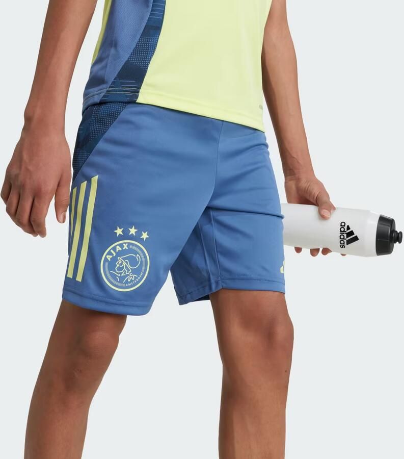 Adidas Perfor ce Junior Ajax Amsterdam voetbalshort training Sportbroek Blauw Polyester 128 - Foto 3