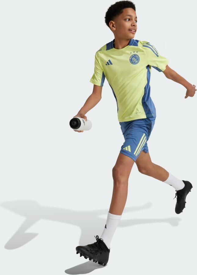 Adidas Perfor ce Junior Ajax Amsterdam voetbalshirt training Sport t-shirt Geel Polyester V-hals 152 - Foto 5