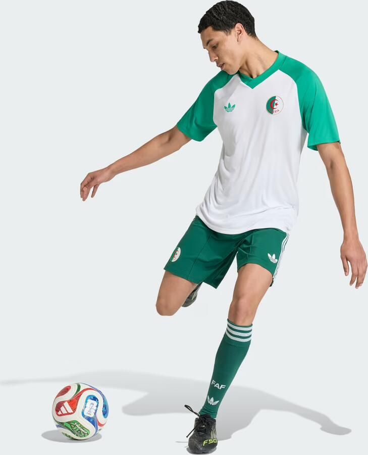 Adidas Algeria 2026 Home Pre Match Shirt Wit- Heren Wit - Foto 3