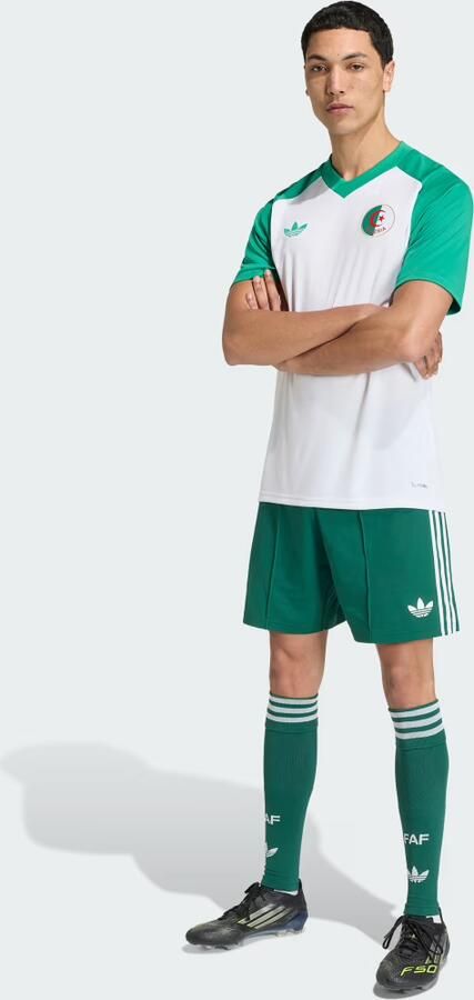 Adidas Algeria 2026 Home Pre Match Shirt Wit- Heren Wit - Foto 6