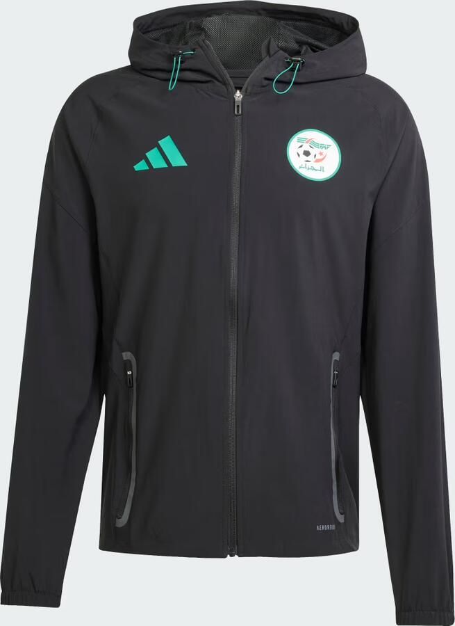 Adidas Algerije Tiro 25 Competition Vis Tech Reisjack Zwart- Heren Zwart - Foto 3