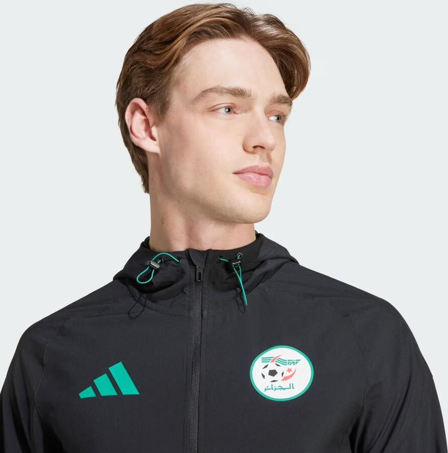 Adidas Algerije Tiro 25 Competition Vis Tech Reisjack Zwart- Heren Zwart - Foto 2