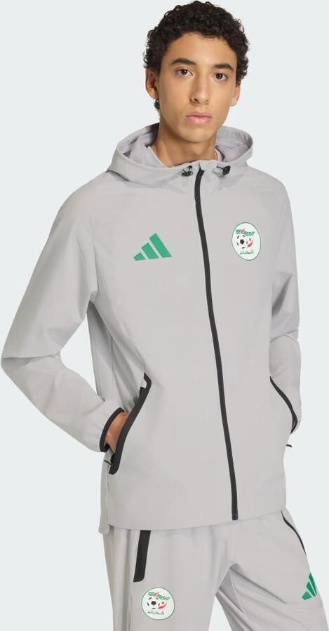 Adidas Algerije Tiro Tech Windjack met Lange Ritssluiting