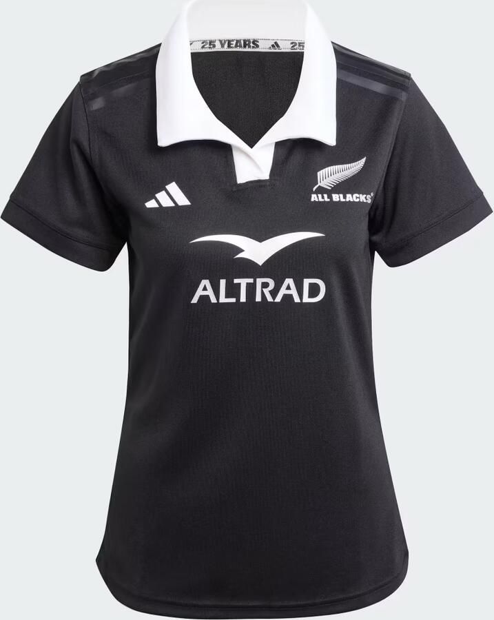 Adidas All Blacks AEROREADY Rugbyshirt met Korte Mouwen Zwart- Dames Zwart - Foto 3