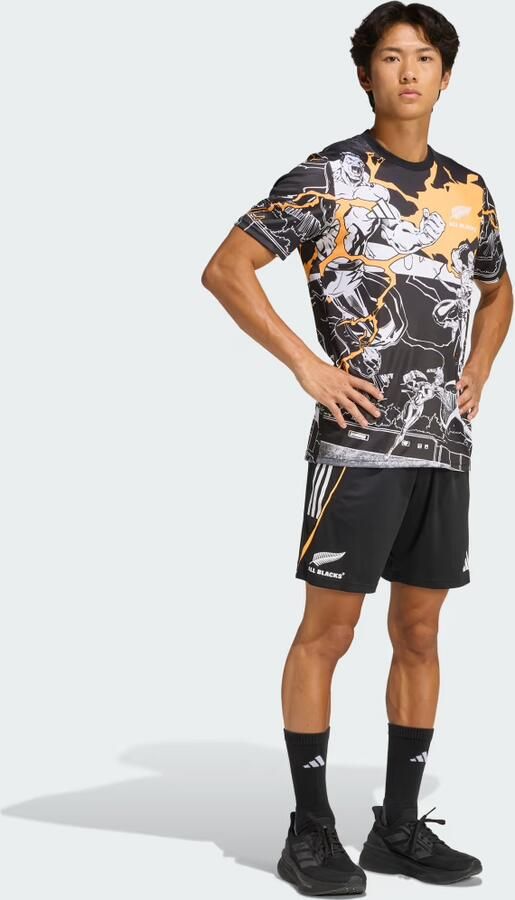 Adidas ALL BLACKS MARVEL CAPTAINS RUN SHIRT - Foto 5