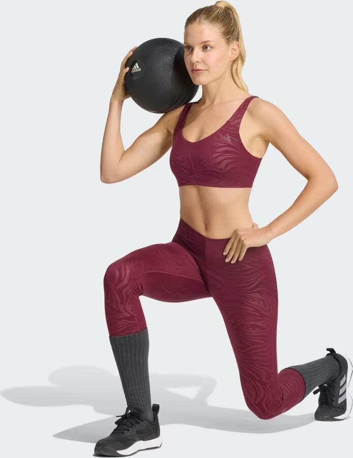 Adidas All Me Essentials Graphic Light Support Beha - Foto 4