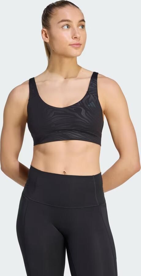 Adidas All Me Essentials Graphic Light Support Beha - Foto 5
