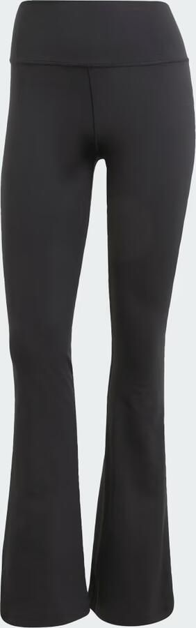 Adidas Sportswear Flared fit stoffen broek met brede band model 'All Me' - Foto 6