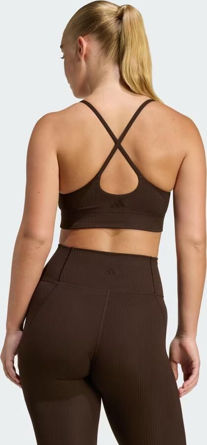 Adidas All Me Light Support Rib Long Line Beha - Foto 6