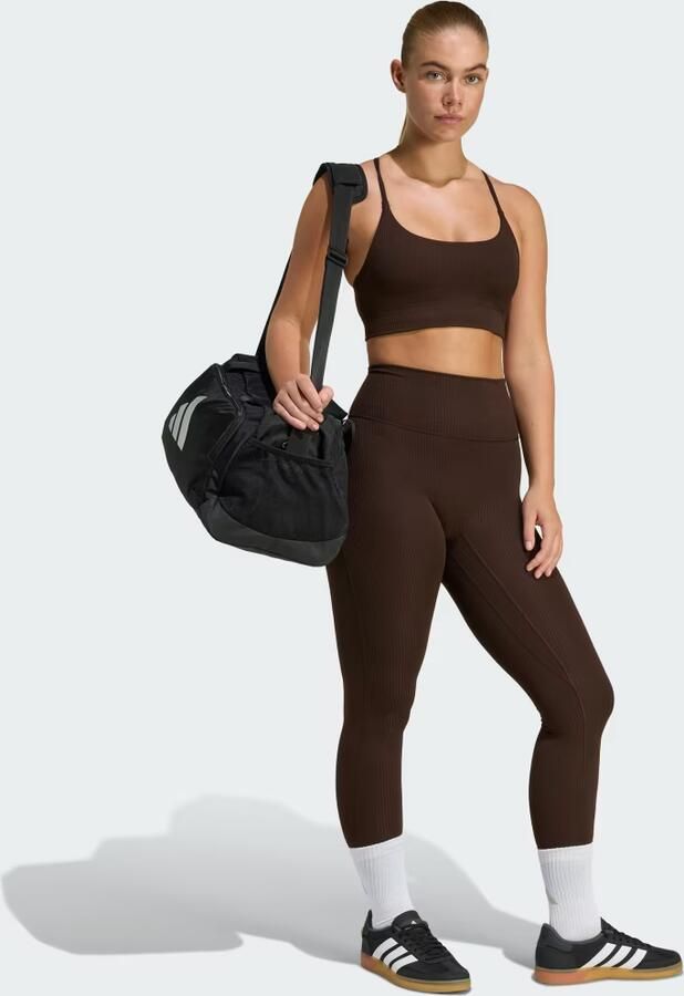 Adidas All Me Light Support Rib Long Line Beha - Foto 5