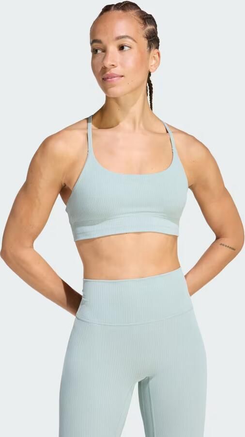 Adidas All Me Light Support Rib Long Line Beha