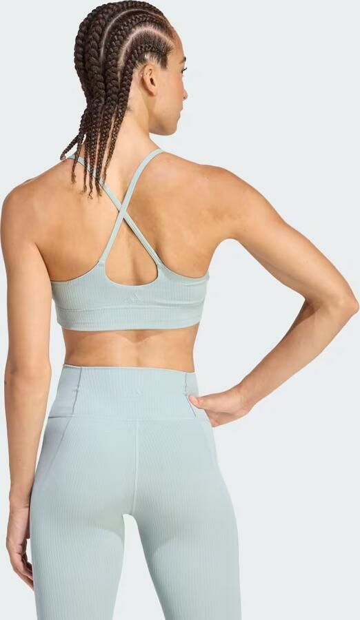 Adidas All Me Light Support Rib Long Line Beha - Foto 5
