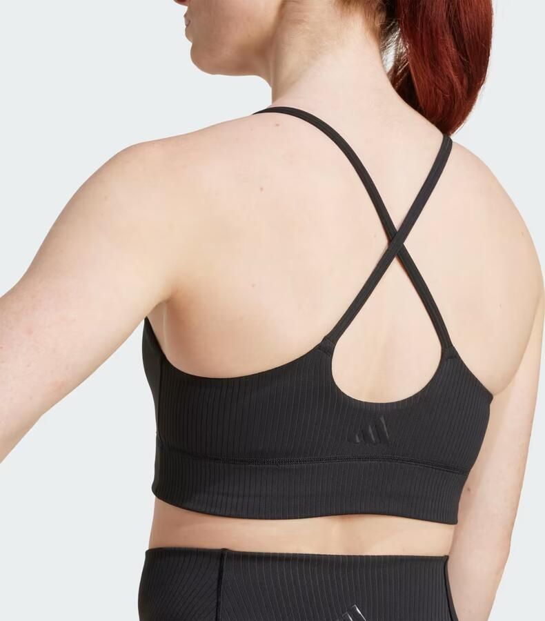Adidas All Me Light Support Rib Long Line Beha - Foto 4