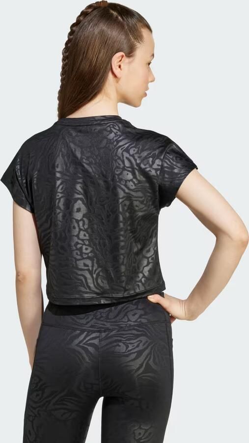 Adidas All Sports Animal Print Crop T-shirt - Foto 5