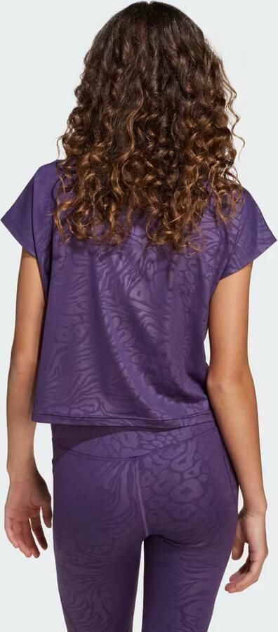 Adidas All Sports Animal Print Crop T-shirt - Foto 5