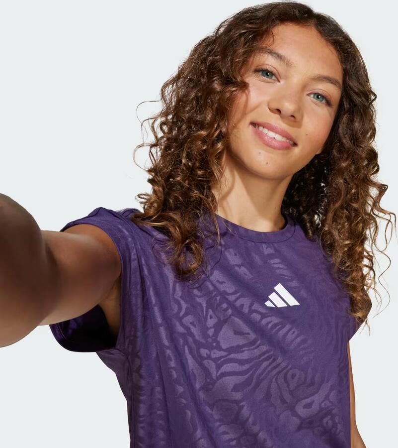 Adidas All Sports Animal Print Crop T-shirt - Foto 2