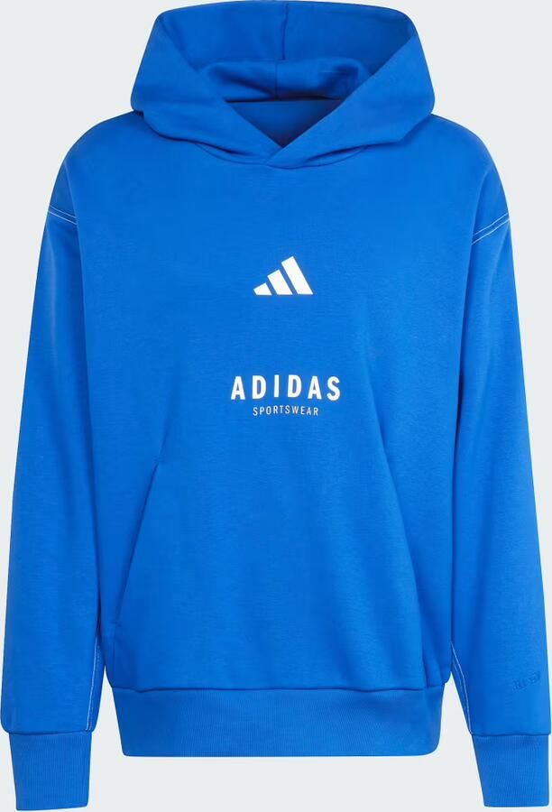 Adidas ALL SZN Fleece Graphic Hoodie - Foto 4