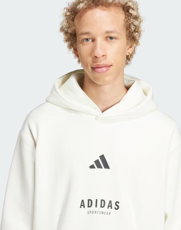 Adidas ALL SZN Fleece Graphic Hoodie - Foto 3