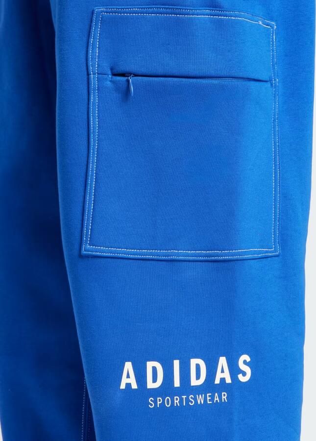 Adidas ALL SZN Fleece Graphic Loose Cargobroek - Foto 3