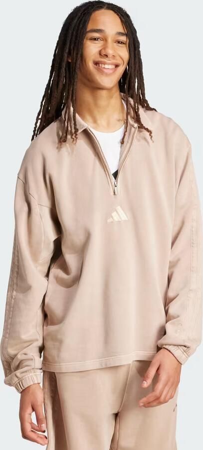 Adidas All SZN French Terry Washed Half-Zip - Foto 6