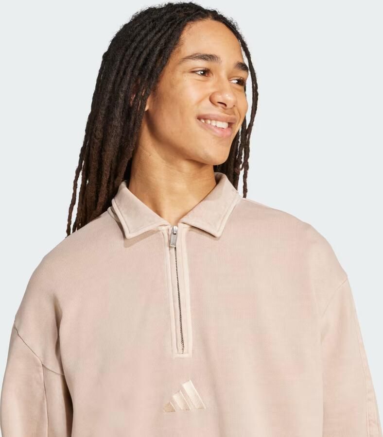 Adidas All SZN French Terry Washed Half-Zip - Foto 2