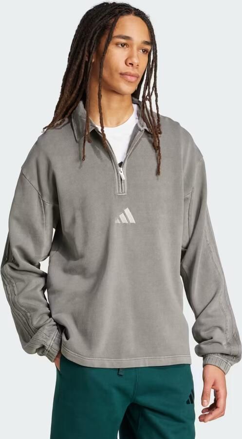 Adidas All SZN French Terry Washed Half-Zip - Foto 5