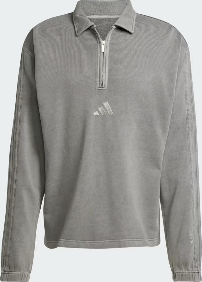 Adidas All SZN French Terry Washed Half-Zip - Foto 4