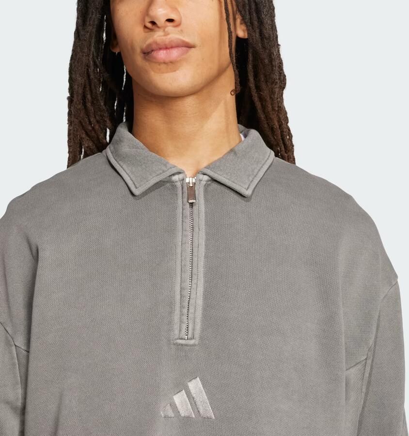Adidas All SZN French Terry Washed Half-Zip - Foto 3