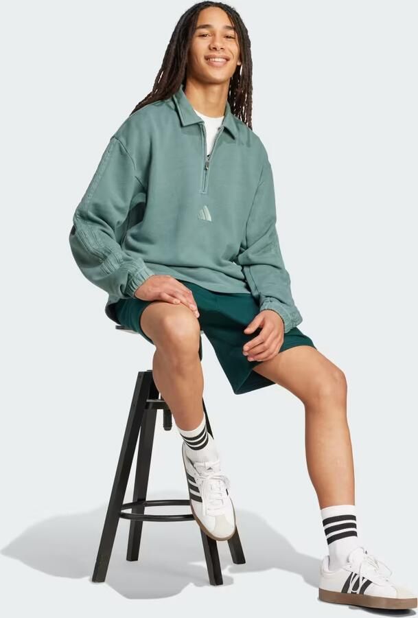 Adidas All SZN French Terry Washed Half-Zip - Foto 4