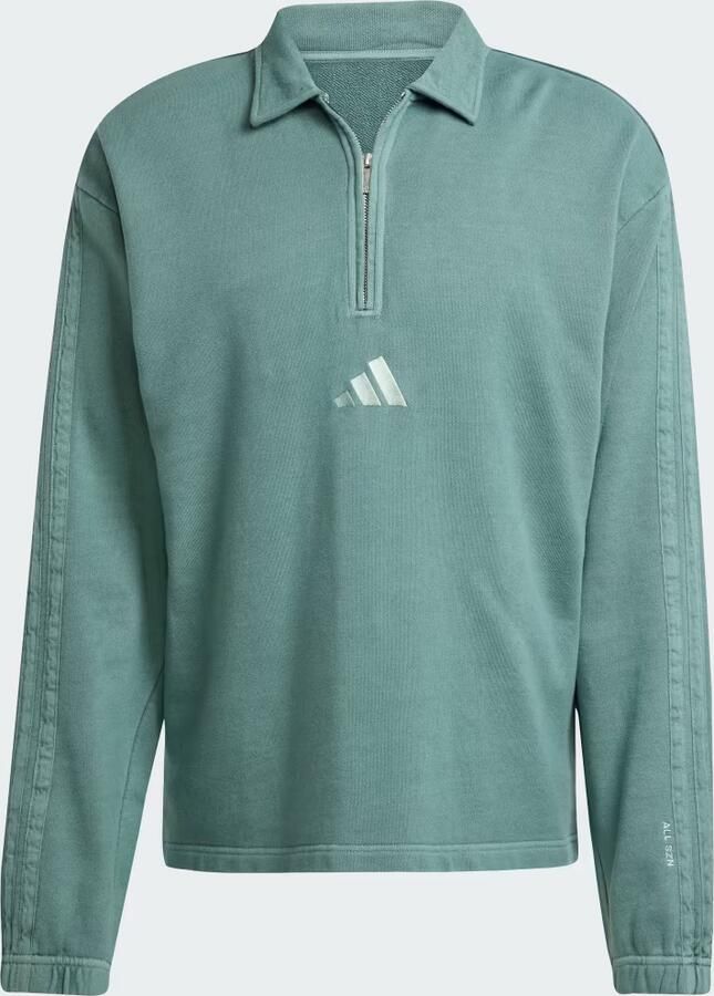 Adidas All SZN French Terry Washed Half-Zip - Foto 3