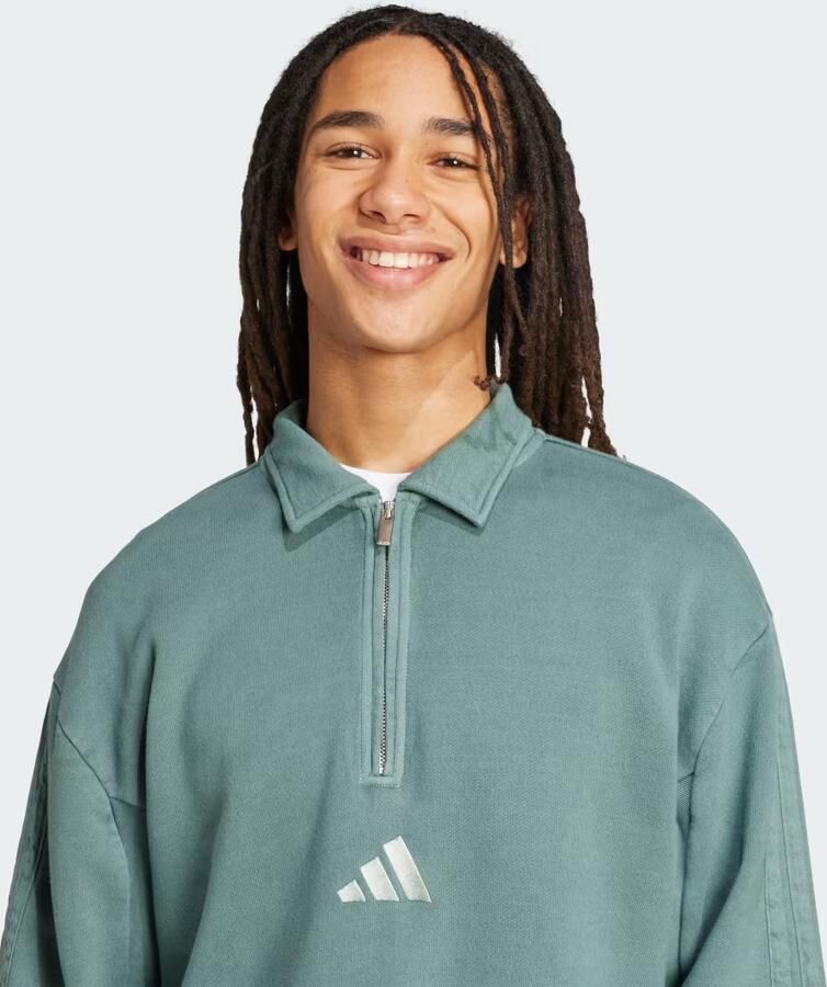 Adidas All SZN French Terry Washed Half-Zip - Foto 2