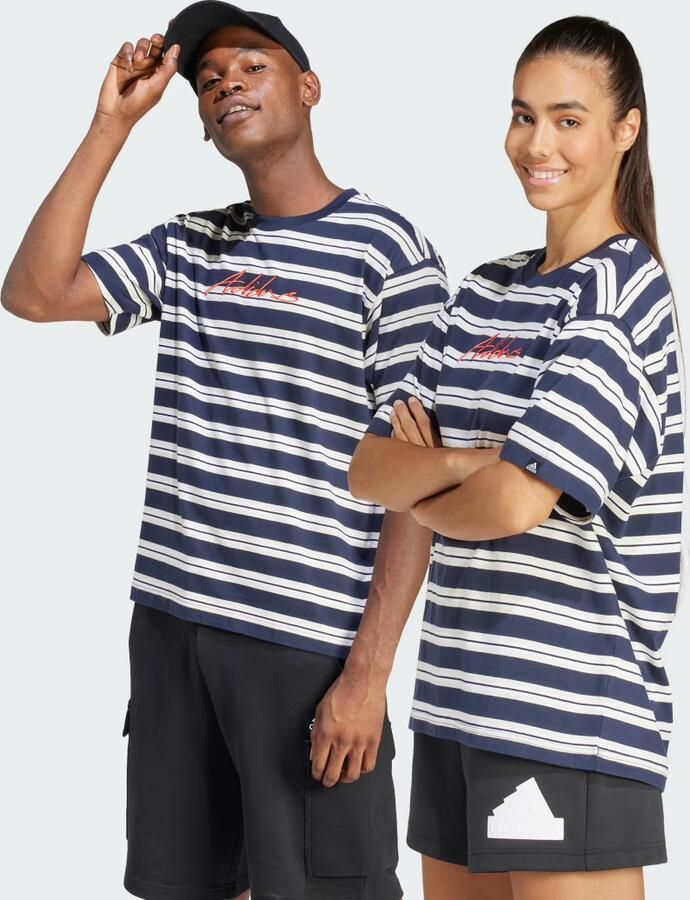 Adidas Americana Striped T-Shirt