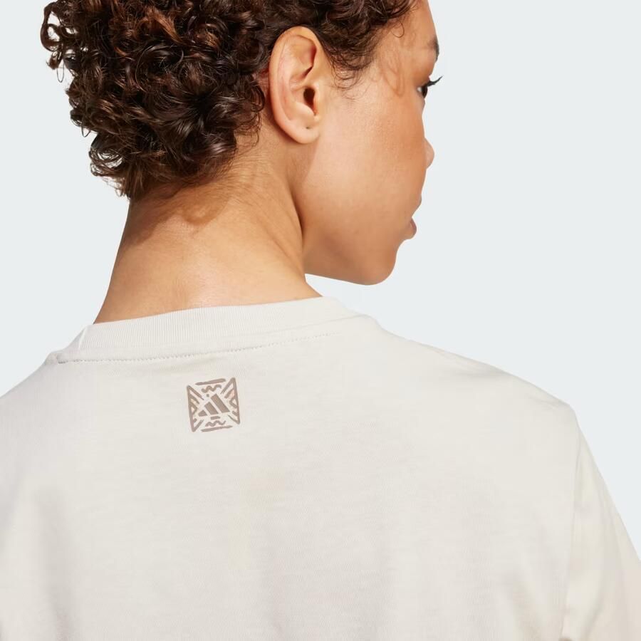 Adidas Sportswear T-shirt met logo en ronde hals