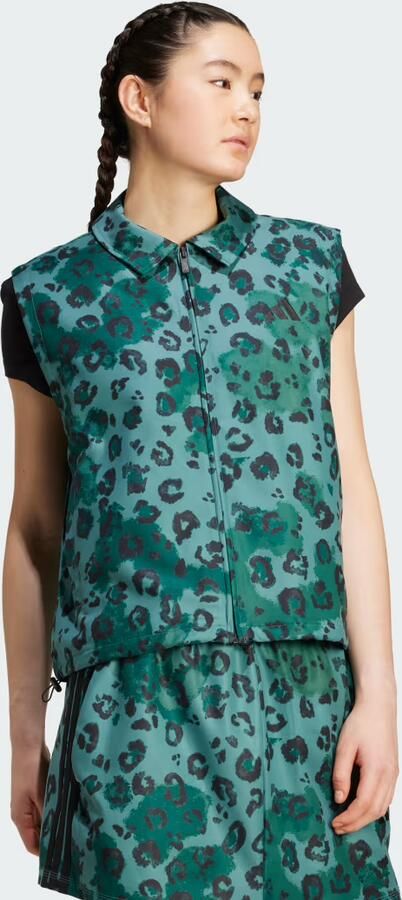 Adidas Animal Print 3-Stripes Woven Bodywarmer - Foto 6