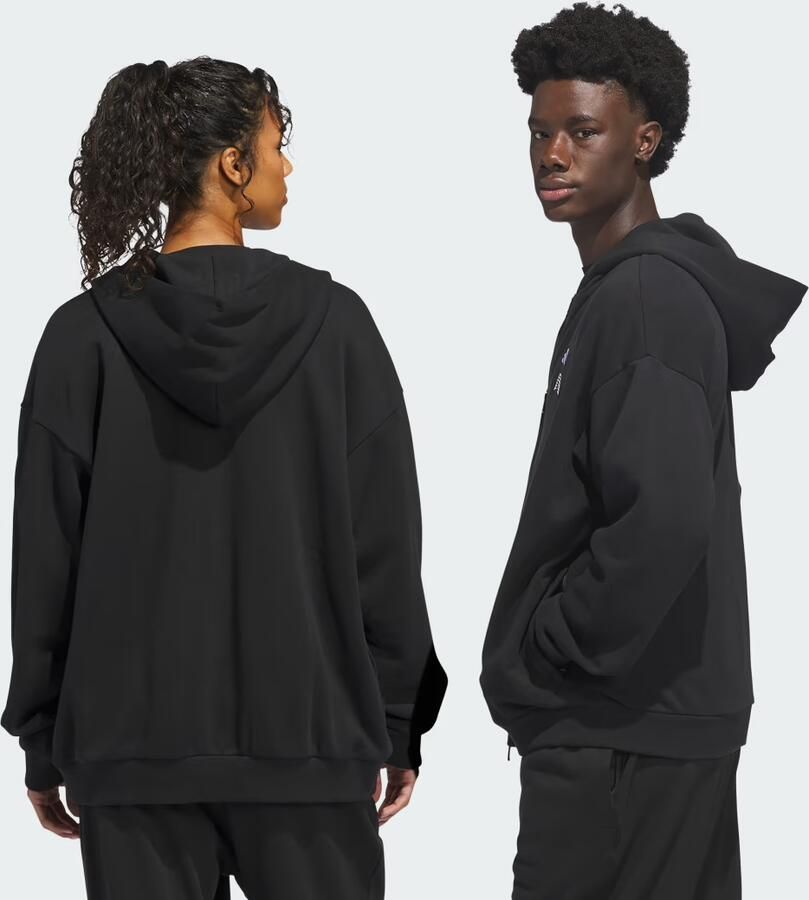 Adidas ANTHONY EDWARDS FOUNDATION HOODIE MET LANGE RITSSLUITING - Foto 2